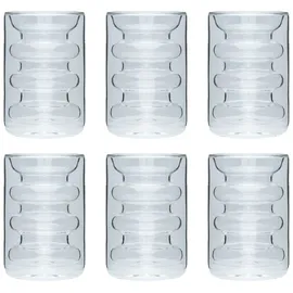 Intirilife Doppelwandiges Teeglas 0,19 l 6-tlg.