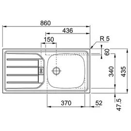 Impuls Küchen Küchenzeile 320 cm grau