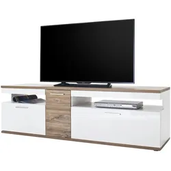 Primo TV-Lowboard  Zypern ¦ weiß ¦ Maße (cm): B: 180 H: 55 T: 50