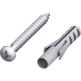 Alfer Befestigungs-Set 4,0 x 45 mm Montageset Schrauben Dübel - Alfer