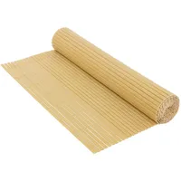 ECD Germany PVC Sichtschutzmatte 100x300 cm Bambus Sichtschutzzaun UV-Beständig