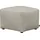 LeGer Home by Lena Gercke Hocker YANI Polyester 65 x 46 x 65 cm Beige
