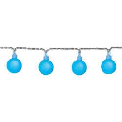 LED-Partykette"Berry", 50 blaue LED, blaue Kugeln
