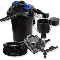 Wiltec SunSun, Druckteichfilter Set 30000l 18W UVC NEO8000 70W