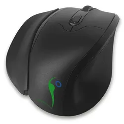 ERGOLEBEN Kabellose Vertikale Maus Ergonomische Maus | 5 Tasten | Vorbeugung gegen Mausarm Tennisarm RSI Syndrom | Linkshänder Links Größe Medium