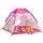 Relaxdays Spielzelt Mädchen Pink mit Fee Weiß,Pink
