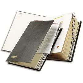 Exacompta 621265E Sammelmappe Karton Schwarz