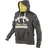 Uncle Sam Strickfleecehoodie in oliv melange/gelb | Gr.: M