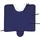 vidaXL Pferdedecke 85 cm Marineblau