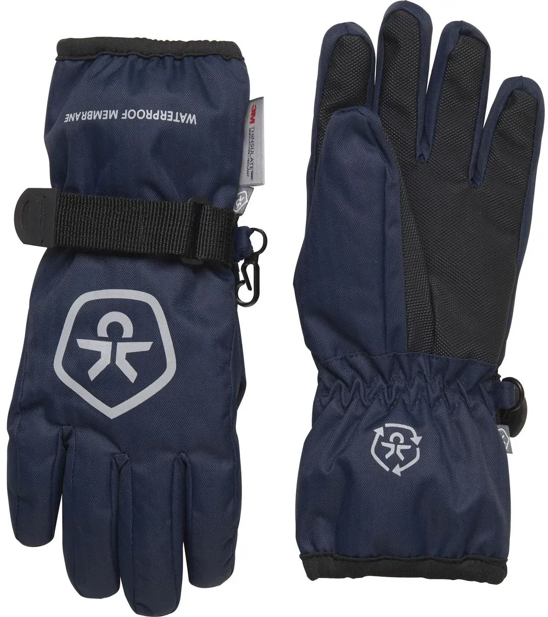 Color Kids Gloves Waterproof 5458 total eclipse (870) 8-10Y