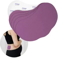 reer Kinesiotape Schwangerschaft, vorgeschnittene Kinesiotapes für den unteren Rücken, elastisch, atmungsaktiv, dermatest geprüft - 6 Tapes zur Selbstanwendung, Lila