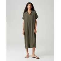 Opus Midikleid Olive Leaf Grün 36