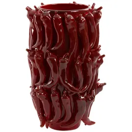 Light & Living Vase, Rot, Keramik, Rund, 39 cm, CE, Dekoration, Vasen, Keramikvasen