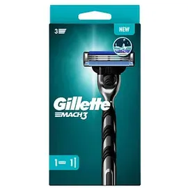 Gillette Mach3 Rasierer + Rasierklingen 1 St.