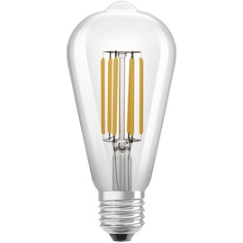 Osram LED-Lampe Warmweiß (3000K), 4 Watt, ersetzt herkömmliche 60W-Leuchtmittel, besonders hohe Energieeffizienz und stromsparend, 1er-Pack