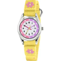 Tikkers TK0155 30 mm Textilgehäuse Weiß Textilarmband Weiß