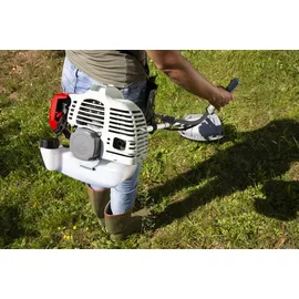 Ikra mogatec IKRA Benzin Freischneider IBF 4342 inkl. 2X Fadenspule, 3-Zahn-Messer, 8-Zahn-Messer & Komfort-Schultergurt