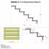 Plus Stahltreppenwange verzinkt 17 cm Stahl
