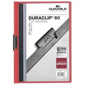 Durable Klemmhefter Duraclip A4 Schwarz 5 St.