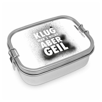 XXXLutz Lunchbox Klug wars nicht aus Edelstahl