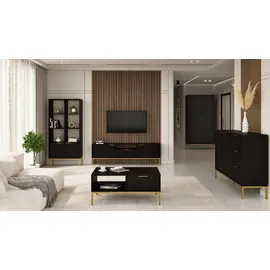 raumhirsch furniture Couchtisch Austin Schwarz Gold 60 x 45 x 80 cm