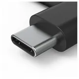 Hama Aux-Adapter USB-C – 3,5-mm-Klinke-Buchse, 90° Winkelstecker, Schwarz