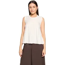 Cartoon Stricktop mit Rundhalsausschnitt Weiß 40