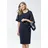 GOLDNER Kleid Partykleider Blau 52