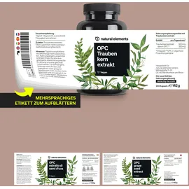 Natural Elements OPC Traubenkernextrakt Kapseln 240 St.
