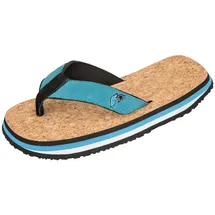F2 Comfort Flip Flops Blau 41