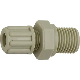 Riegler Gerade Einschraubverschraubung, G 1/4 a., für Schlauch 4/6 mm, PP