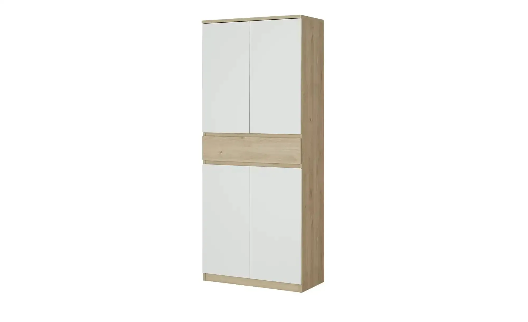 Schuhschrank  Nardo , weiß , Maße (cm): B: 80,4 H: 191,7 T: 40.0