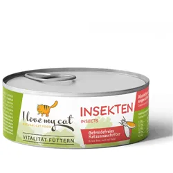 I love my cat Katzenfutter Nass mit Insekten 100 g 100 g