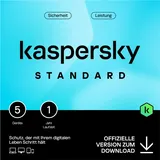 Kaspersky Lab Kaspersky Standard, 5 User, 1 Jahr, ESD (multilingual) (Multi-Device) (KL1041GDEFS)