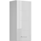 xonox.home Hängeschrank Venice Hochglanz Weiß 37 cm eintürig