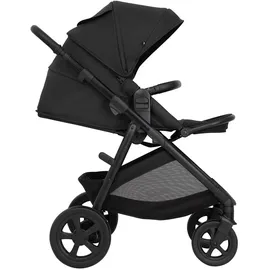 Graco Near2MeTM DLX 3in1 Kinderwagen-Set, inkl. Babywanne (0-9 kg) und Babyschale (40-75 cm), bis 22 kg, rückwärts, vorwärts, kompakt gefaltet, inkl. Adapter und Regenverdeck, schwarz,