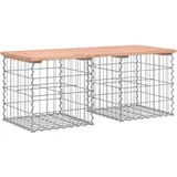 vidaXL Gartenbank aus Gabionen 103 x 44 x 42 cm