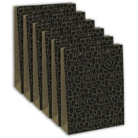 Clairefontaine 6x Archi, Excellia, Geschenktasche L 26,5x14x33 cm Schwarz