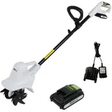 Trutzholm Akku Bodenhacke 20V/2,0Ah mit Akku und Ladegerät 19 cm Arbeitsbreite 24 Klingen