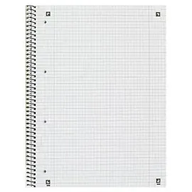 Oxford Collegeblock Office Essentials A4 kariert/ liniert Schwarz