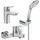 Ideal Standard Armaturenpaket Ceraflex inkl. Handbrause-Set Chrom