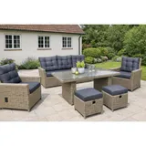 Green Spirit Asti Set 7-tlg. Braun/Grau
