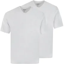 HAJO T-Shirt 2er Pack weiß M
