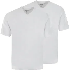 HAJO T-Shirt 2er Pack weiß M