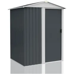 Geräteschuppen mit Schiebetür und Belüftung aus Metall Gerätehaus SAFE S