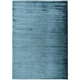 Tom Tailor Viskose-Teppich Shine uni 714 aqua 300x400 cm,