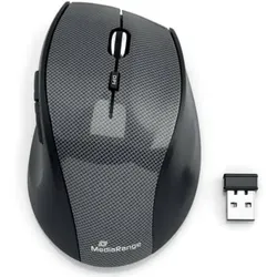 MediaRange Maus optisch schw/gr