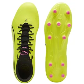 Puma King Pro FG/AG Herren Electric Lime-Puma Black-Poison Pink 42