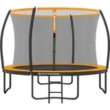 Songmics Gartentrampolin 305 cm inkl. Sicherheitsnetz schwarz/orange