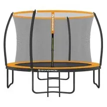 Songmics Gartentrampolin 305 cm inkl. Sicherheitsnetz schwarz/orange